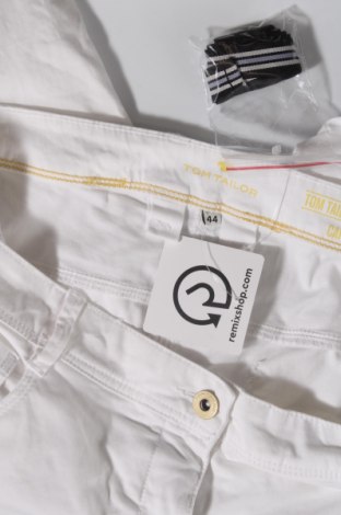 Γυναικείο παντελόνι Tom Tailor, Μέγεθος XL, Χρώμα Λευκό, 97% βαμβάκι, 3% ελαστάνη, Τιμή 21,65 €