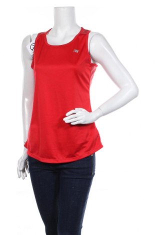 Γυναικείο αμάνικο μπλουζάκι New Balance, Μέγεθος M, Χρώμα Κόκκινο, 100% πολυεστέρας, Τιμή 20,50 €