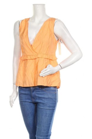 Γυναικείο αμάνικο μπλουζάκι Vila, Μέγεθος S, Χρώμα Πορτοκαλί, 80% βισκόζη, 20% πολυαμίδη, Τιμή 6,80 €