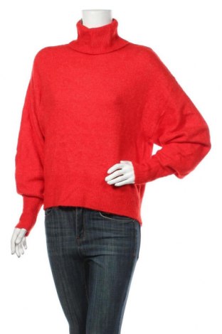 Дамски пуловер H&M, Размер XS, Цвят Червен, 52% акрил, 27% полиамид, 12% полиестер, 6% еластан, 3% вълна, Цена 28,56 лв.