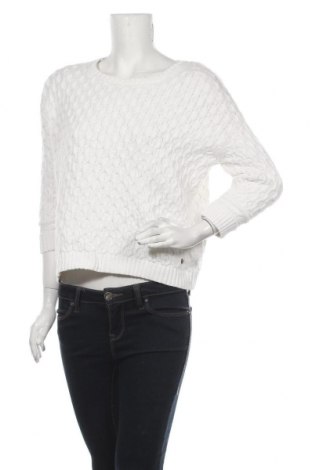 Дамски пуловер H&M L.O.G.G., Размер S, Цвят Бял, Памук, Цена 26,46 лв.