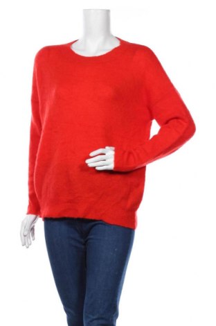 Дамски пуловер MSCH, Размер XS, Цвят Червен, 34% мохер, 34% вълна, 27% полиестер, 5% еластан, Цена 28,56 лв.