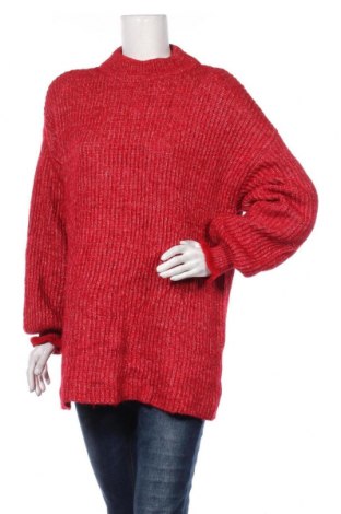 Дамски пуловер Modstrom, Размер M, Цвят Червен, 60% памук, 40% акрил, Цена 77,70 лв.
