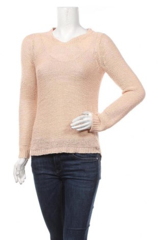 Дамски пуловер ONLY, Размер S, Цвят Бежов, Цена 26,88 лв.