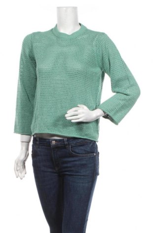 Γυναικείο πουλόβερ Pieces, Μέγεθος S, Χρώμα Πράσινο, Βαμβάκι, Τιμή 12,45 €