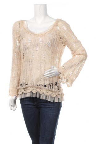 Дамски пуловер Vero Moda, Размер M, Цвят Бежов, Цена 24,99 лв.