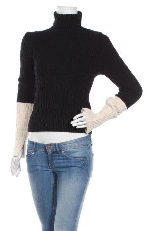 Дамски пуловер Zara Knitwear, Размер M, Цвят Черен, 46% вискоза, 27% полиестер, 27% полиамид, Цена 41,30 лв.