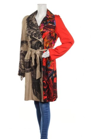 Dámský přechodný kabát  Desigual, Velikost XL, Barva Vícebarevné, Viskóza, Cena  1 691,00 Kč