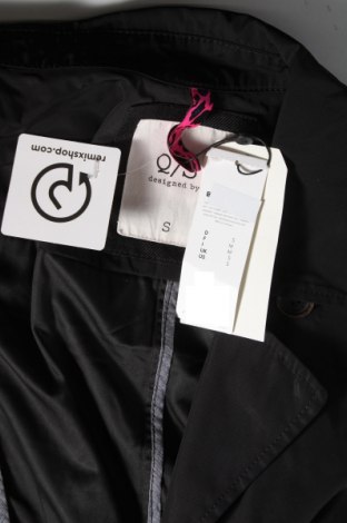 Дамски шлифер Q/S by S.Oliver, Размер S, Цвят Черен, Полиестер, Цена 81,75 лв.