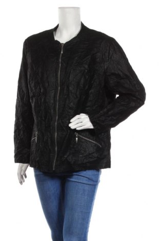 Γυναικείο δερμάτινο μπουφάν Gina Laura, Μέγεθος XL, Χρώμα Μαύρο, Δερματίνη, Τιμή 24,03 €