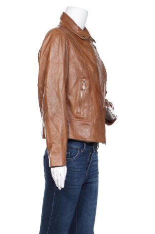 Damen Lederjacke Massimo Dutti, Größe XL, Farbe Braun, Echtleder, Preis 240,54 €