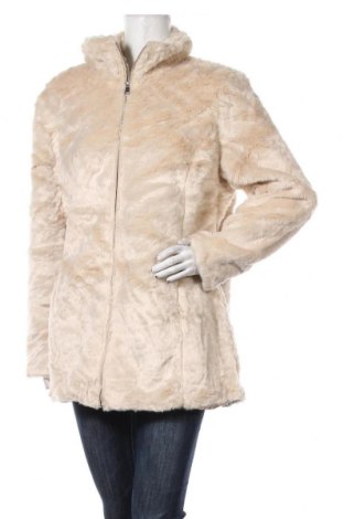 Дамско палто C&A, Размер XL, Цвят Бежов, 73% акрил, 27% полиестер, Цена 24,36 лв.