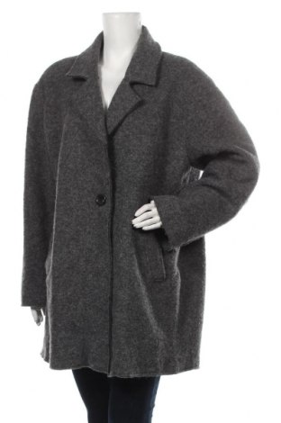 Дамско палто Peckott, Размер XL, Цвят Сив, 65% вълна, 35% полиестер, Цена 48,83 лв.