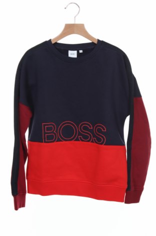 Kinder Shirt Hugo Boss, Größe 11-12y/ 152-158 cm, Farbe Rot, 87% Baumwolle, 13% Polyester, Preis 56,52 €