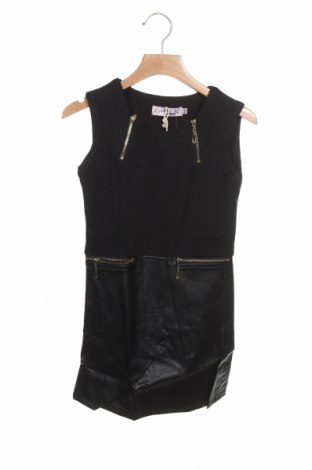 Παιδικό φόρεμα Little Bubble, Μέγεθος 5-6y/ 116-122 εκ., Χρώμα Μαύρο, 60% πολυεστέρας, 35% βισκόζη, 5% ελαστάνη, δερματίνη, Τιμή 11,14 €