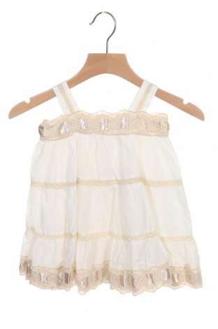 Dziecięca sukienka TWINSET, Rozmiar 6-9m/ 68-74 cm, Kolor ecru, 100% bawełna, Cena 170,40 zł