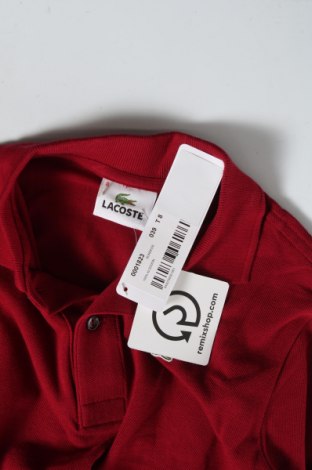 Kinder T-Shirt Lacoste, Größe 8-9y/ 134-140 cm, Farbe Rot, Baumwolle, Preis 30,23 €