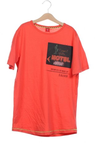 Παιδικό μπλουζάκι S.Oliver, Μέγεθος 10-11y/ 146-152 εκ., Χρώμα Πορτοκαλί, Βαμβάκι, Τιμή 4,62 €