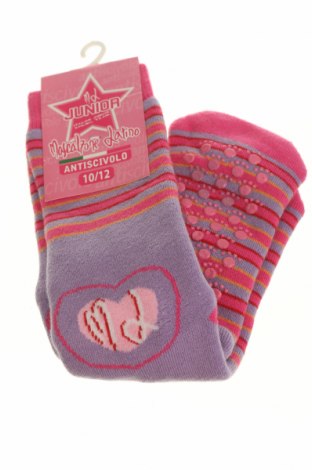 Детски чорапи, Размер 10-11y/ 146-152 см, Цвят Розов, 95% памук, 5% еластан, Цена 9,45 лв.