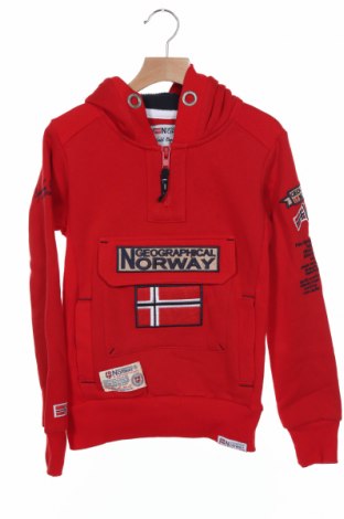 Kinder Sweatshirts Geographical Norway, Größe 8-9y/ 134-140 cm, Farbe Rot, 65% Baumwolle, 35% Polyester, Preis 19,28 €