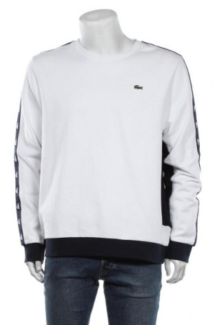Herren Shirt Lacoste, Größe XL, Farbe Weiß, 83% Baumwolle, 17% Polyester, Preis 57,37 €