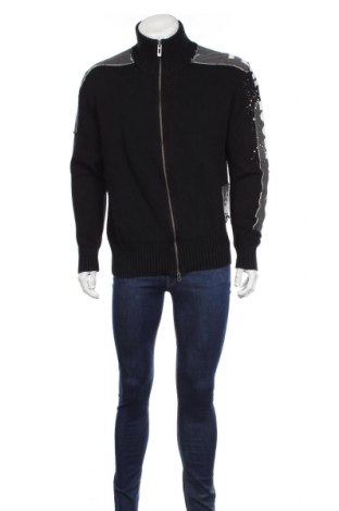 Jachetă tricotată de bărbați Edc By Esprit, Mărime XXL, Culoare Negru, Bumbac, Preț 25,86 Lei
