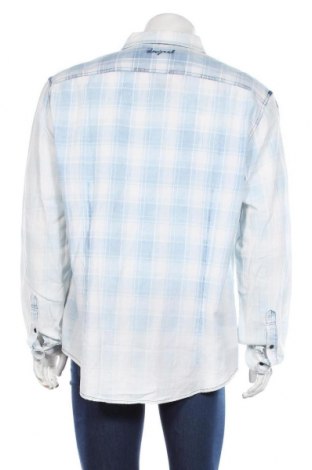Ανδρικό πουκάμισο Desigual, Μέγεθος XXL, Χρώμα Μπλέ, Βαμβάκι, Τιμή 73,07 €