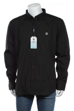 Ανδρικό πουκάμισο Jimmy Sanders, Μέγεθος 3XL, Χρώμα Μαύρο, 100% βαμβάκι, Τιμή 36,52 €