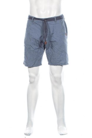 Ανδρικό κοντό παντελόνι Indicode, Μέγεθος L, Χρώμα Μπλέ, 55% λινό, 45% βαμβάκι, Τιμή 18,25 €