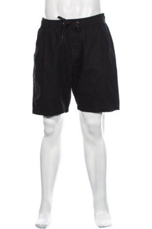 Ανδρικό κοντό παντελόνι Indicode, Μέγεθος XL, Χρώμα Μαύρο, 55% λινό, 45% βαμβάκι, Τιμή 9,96 €