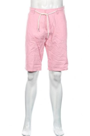 Мъжки къс панталон Tom Tailor, Размер M, Цвят Розов, 55% лен, 45% памук, Цена 38,40 лв.