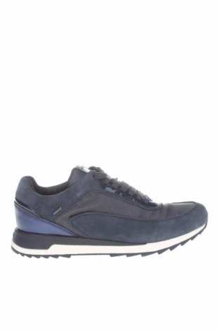 Мъжки обувки Geox, Размер 41, Цвят Син, Естествен велур, еко кожа, Цена 129,35 лв.