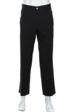 Мъжки панталон Atelier GARDEUR, Размер L, Цвят Черен, 69% полиестер, 29% вискоза, 2% еластан, Цена 21,32 лв.
