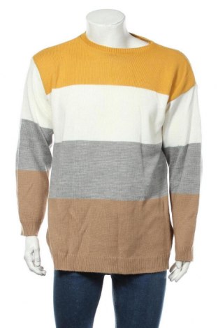 Мъжки пуловер Boohoo, Размер L, Цвят Многоцветен, Акрил, Цена 29,40 лв.