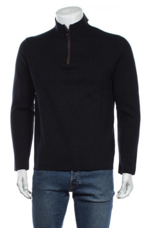 Ανδρικό πουλόβερ Massimo Dutti, Μέγεθος XL, Χρώμα Μπλέ, 95% μαλλί, 5% κασμίρι, Τιμή 56,62 €