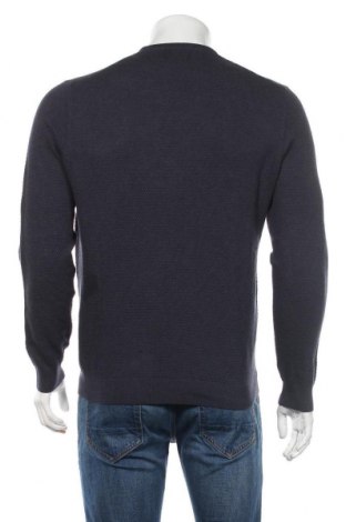 Мъжки пуловер Massimo Dutti, Размер L, Цвят Сив, 96% памук, 4% кашмир, Цена 111,75 лв.