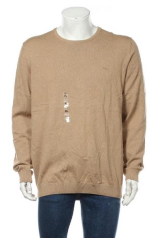 Мъжки пуловер S.Oliver, Размер XL, Цвят Бежов, 100% памук, Цена 16,02 лв.