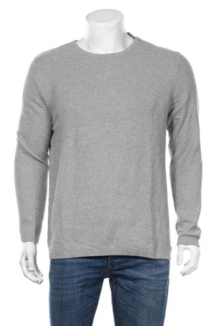 Мъжки пуловер Tom Tailor, Размер XL, Цвят Сив, Памук, Цена 27,65 лв.