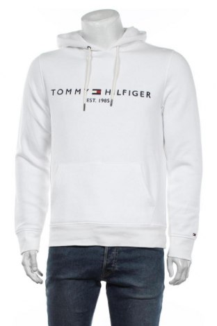 Мъжки суичър Tommy Hilfiger, Размер M, Цвят Бял, 64% памук, 36% полиестер, Цена 112,77 лв.