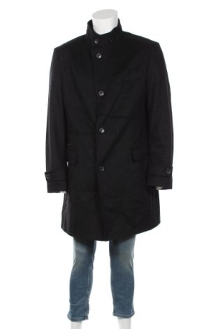 Мъжко палто Hugo Boss, Размер XL, Цвят Черен, 90% вълна, 10% кашмир, Цена 167,90 лв.