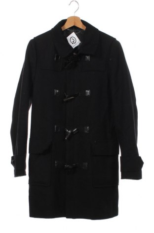 Palton de bărbați Zara Man, Mărime M, Culoare Negru, 50% poliester, 50% viscoză, Preț 213,87 Lei