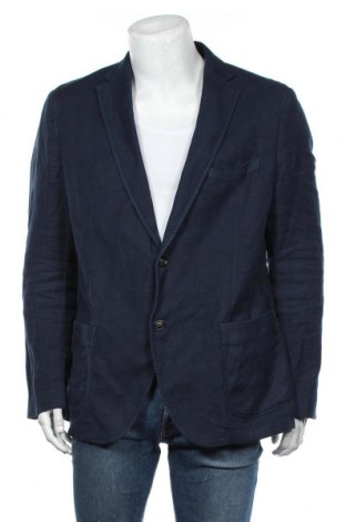 Pánské sako  Massimo Dutti, Velikost XL, Barva Modrá, 56% len, 44% bavlna, Cena  3 467,00 Kč