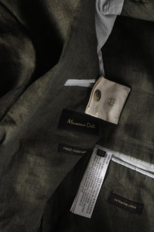 Pánske sako  Massimo Dutti, Veľkosť M, Farba Zelená, Ľan, Cena  134,93 €