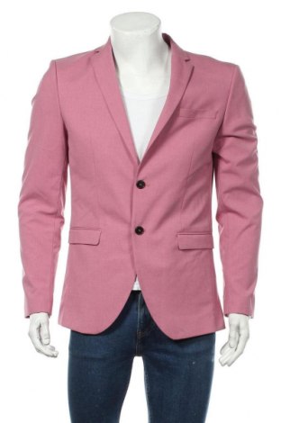 Pánské sako  Selected Homme, Velikost M, Barva Růžová, 64% polyester, 34% viskóza, 2% elastan, Cena  1 041,00 Kč