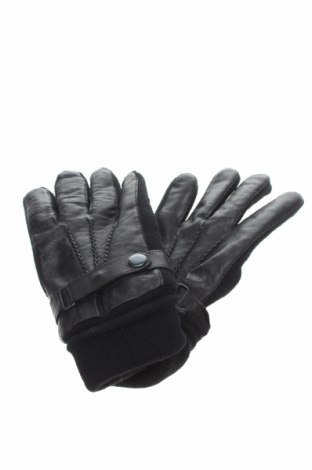 Ръкавици, Цвят Черен, Естествена кожа, Цена 32,55 лв.