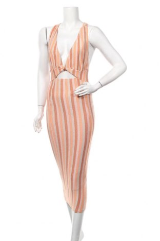 Sukienka ASOS, Rozmiar M, Kolor Pomarańczowy, 87% wiskoza, 6% poliamid, 4% metalowe nici, 3% elastyna, Cena 98,80 zł