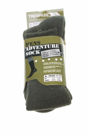 Спортни чорапи Trespass, Размер L, Цвят Зелен, 60% вълна, 40% полиамид, Цена 20,30 лв.