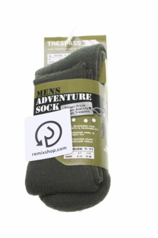 Спортни чорапи Trespass, Размер L, Цвят Зелен, 60% вълна, 40% полиамид, Цена 18,85 лв.