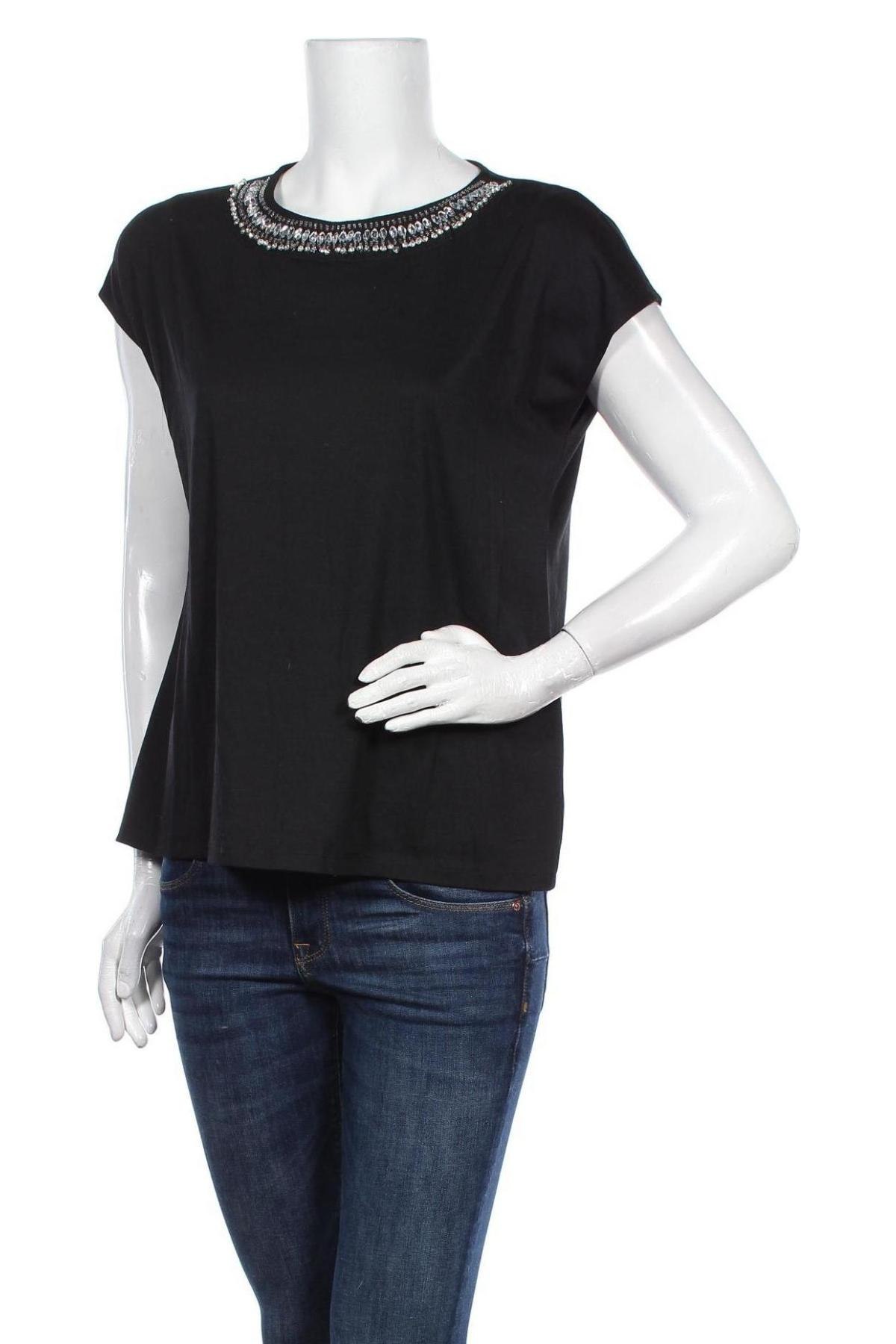 Γυναικεία μπλούζα Anna Field, Μέγεθος L, Χρώμα Μαύρο, Πολυεστέρας, Τιμή 13,92 €