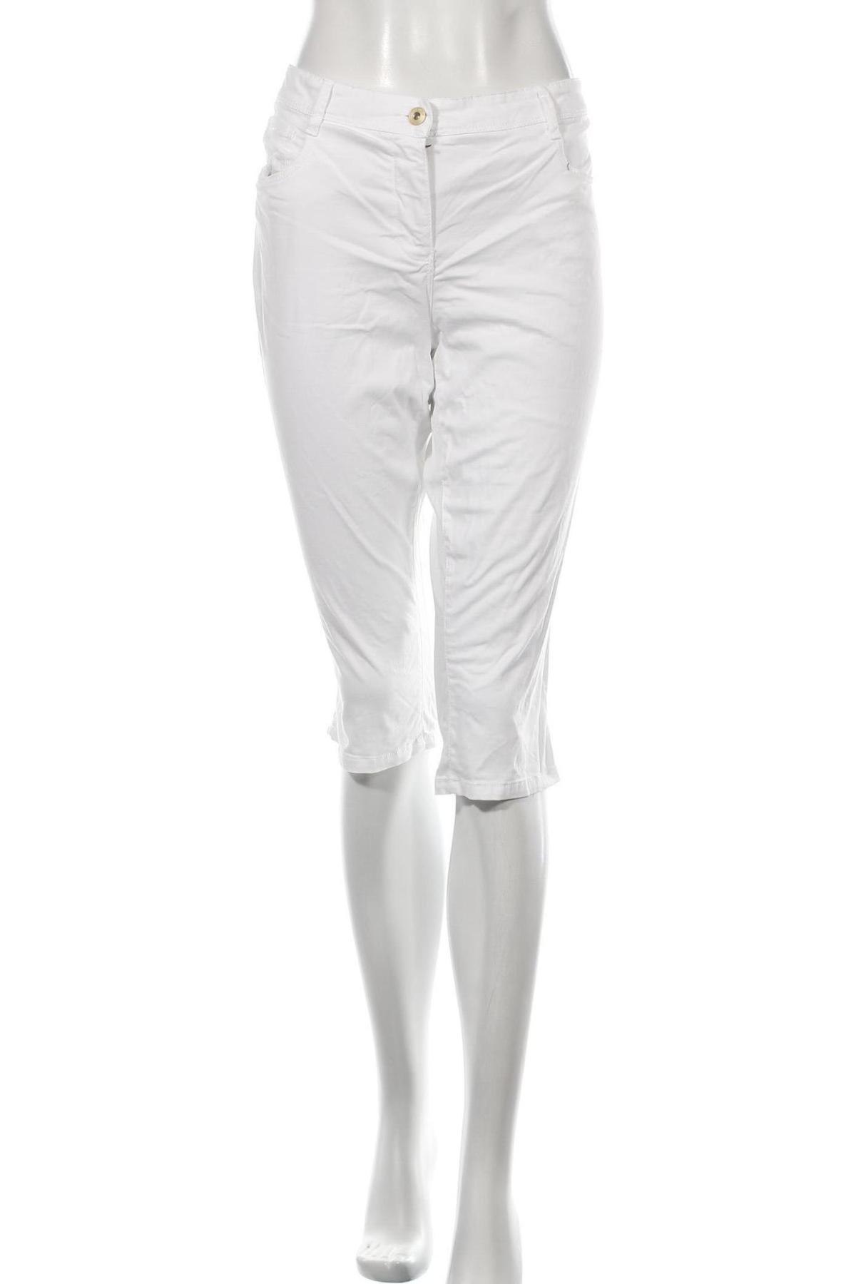 Γυναικείο παντελόνι Tom Tailor, Μέγεθος XL, Χρώμα Λευκό, 97% βαμβάκι, 3% ελαστάνη, Τιμή 12,99 €